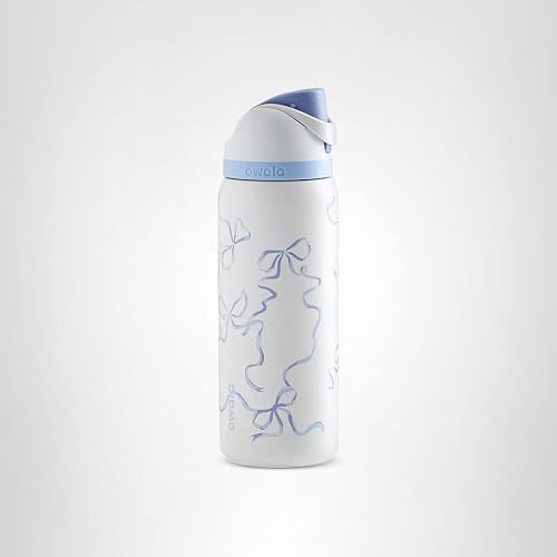 Owala Tied And True Blue Bows 32 Oz Freesip UO Exclusive